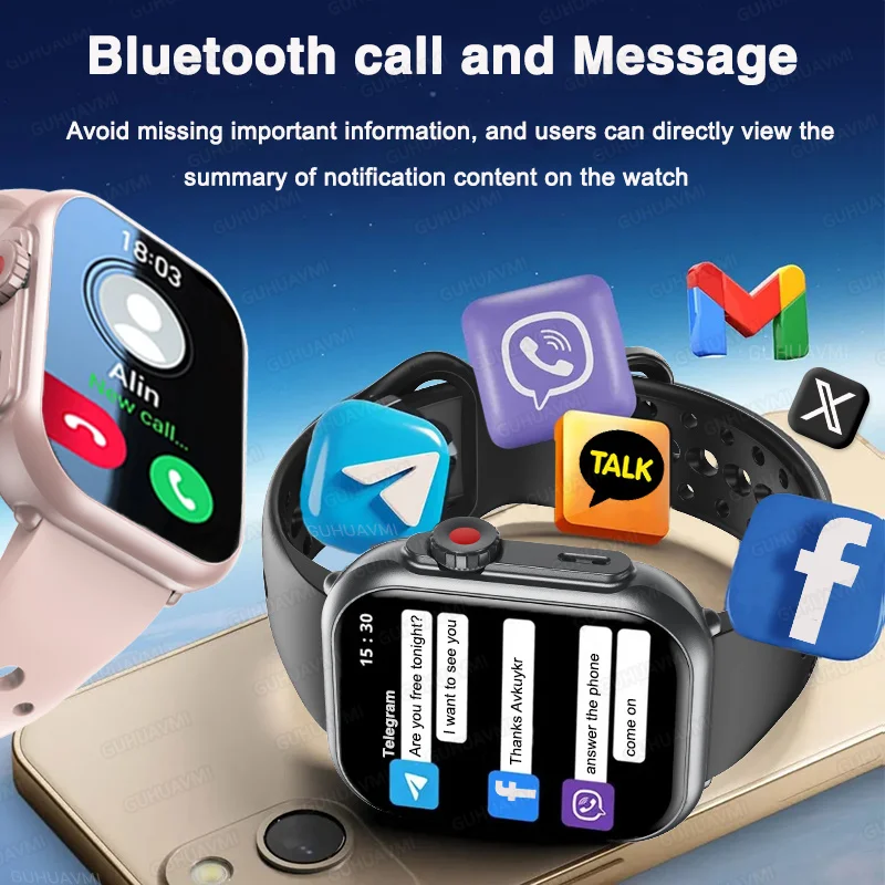 2025 Watch Ultra 2 SE Men Women 1000mAh Battery AMOLED Bluetooth Call GPS Sport Waterproof Smart Watch For IOS Android Bracelet