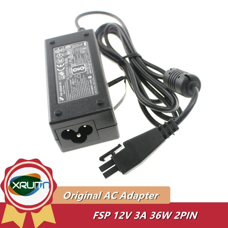 

12V 3A 36W Genuine AC Adapter FSP036-RAB RBBN2 Charger for Fortigat Fortinet Firewall FG-60C D 90D 50E 60E 30E 2PIN Power Supply