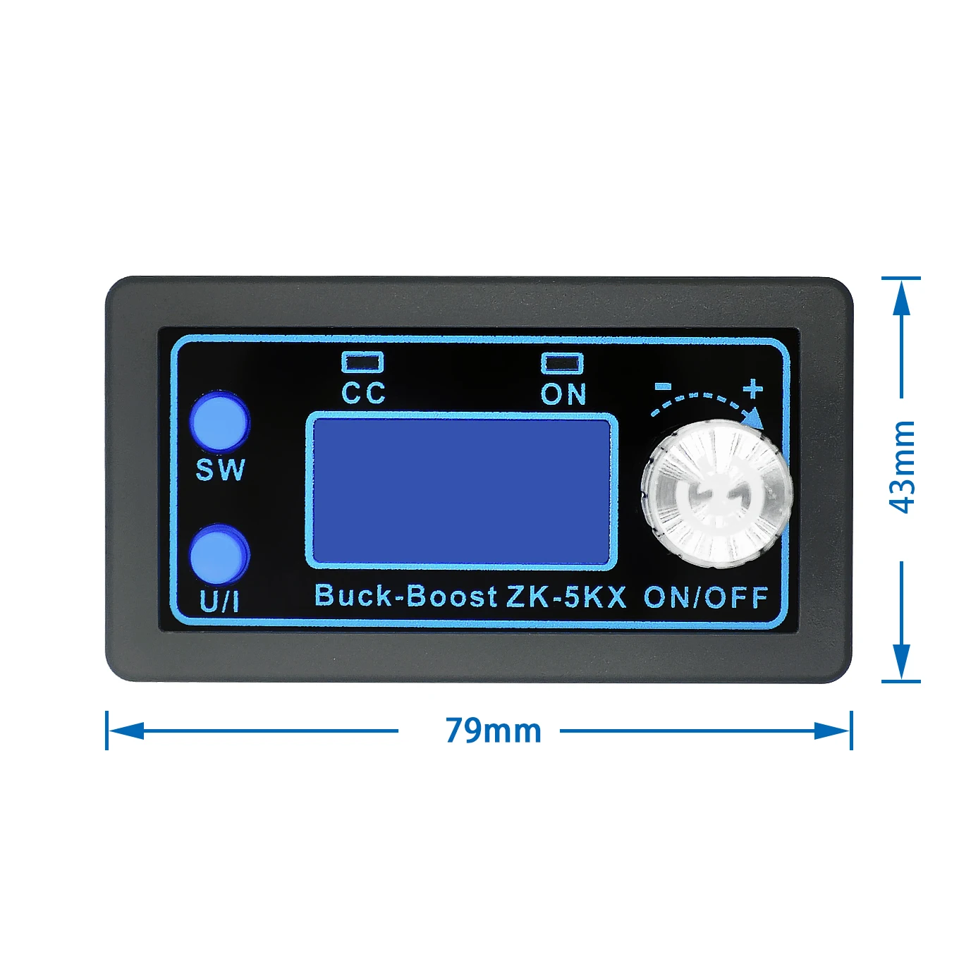Enhanced Adjustable DCDC Buck Boost Converter Power Module, 0.5-30V 4A, Regulated Laboratory Power Supply