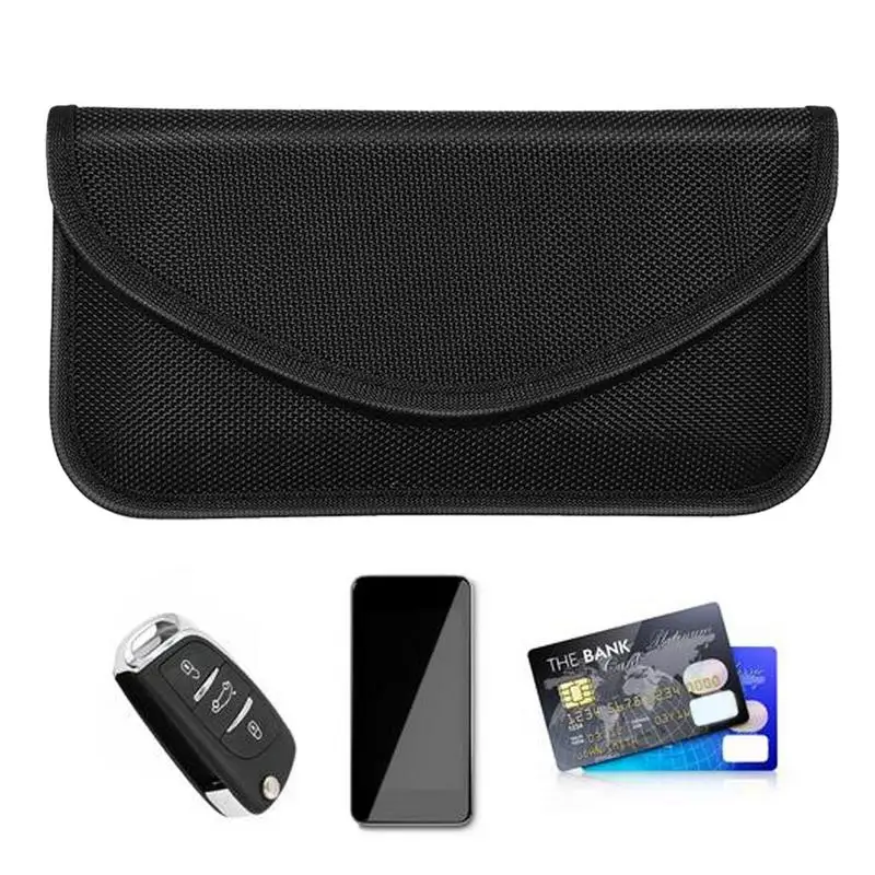 

Signal Blocking Faraday Bag Pouch Wallet Phone Signal Shielding Bag For Daily Use Of Radiation Protection GPS Tracking Car Key
