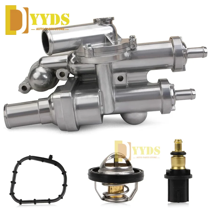 Alloggiamento Termostato In Alluminio 68003582Ab Per Chrysler Sebring 200 Dodge Avenger Caliber Journey Jeep Compass 1.8L 2.0L 2.4L 07-20