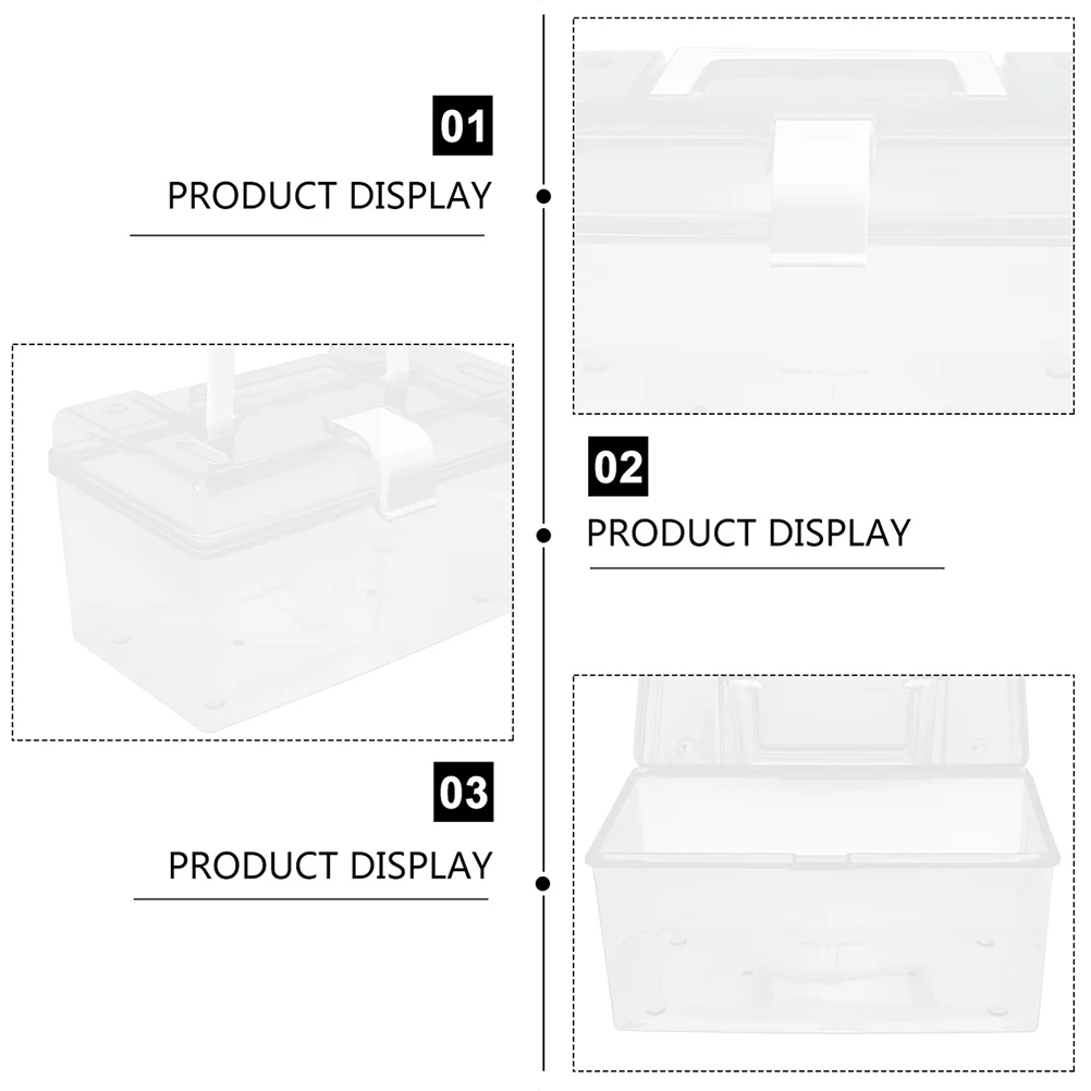 2 Pcs Storage Box Multifunctional Mask Dispenser Face Facial Boxes Masks Transparent Case Organizer with Cover