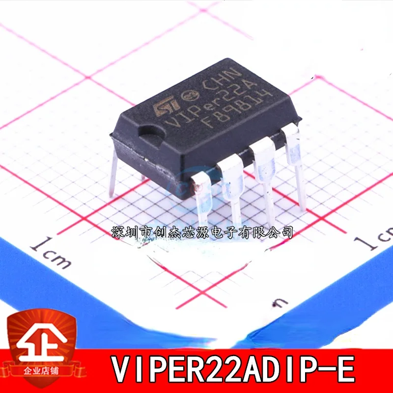 

10pcs New and original VIPER22ADIP-E DIP-8 Screen printing:VIPER22A Switching power supply chip VIPER22ADIP-E DIP8 VIPER22A