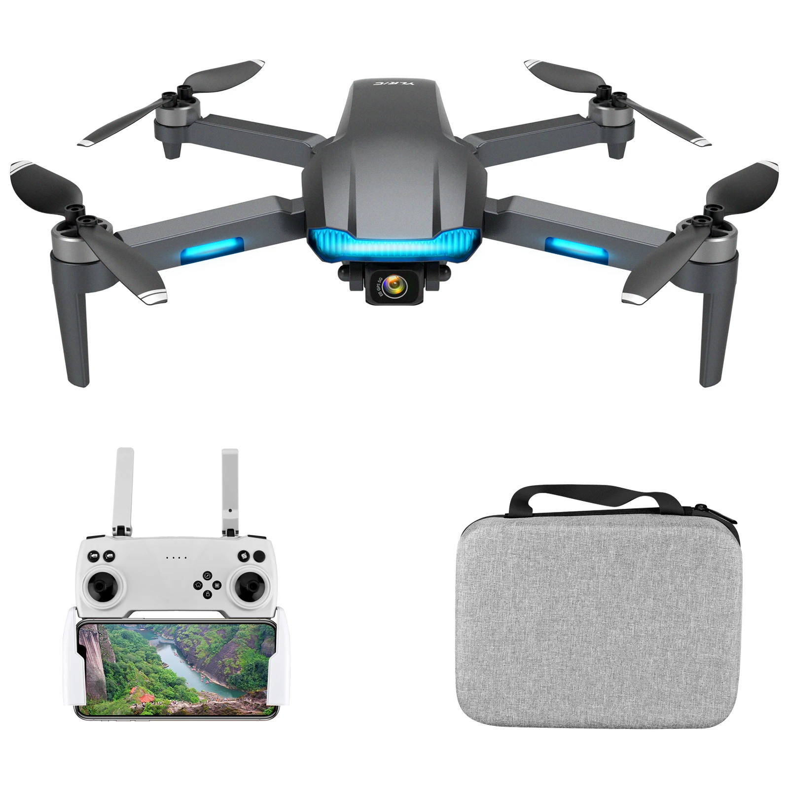 rc remote control helicopter YLRC S106 RC Drone with Camera 8K GPS 5GWifi Optical Flow Positioning Quadcopter Brushless Motor Storage Bag Package RC Helicopters luxury