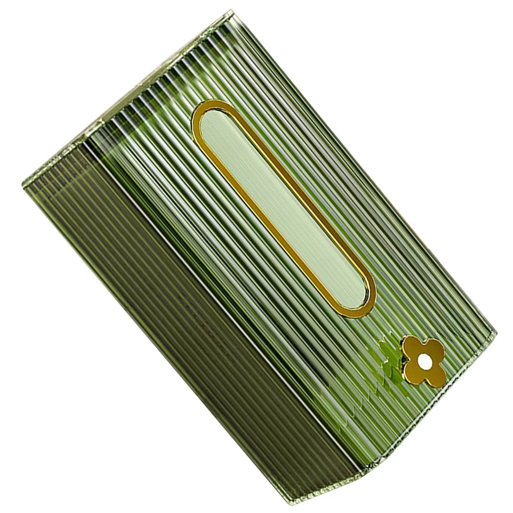 Green Four Leaf Paper Towel Holder Wall Mount Bathroom Tissue Box Storage Dispenser Rack Napkin HOLDER Home Kitchen Garden 6
