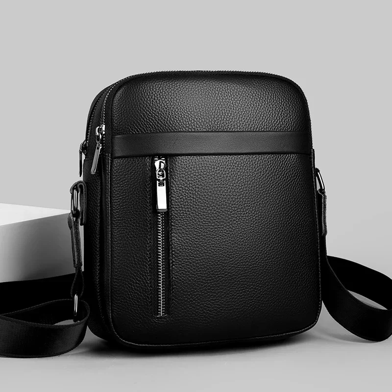 High Quality Genuine Leather shoulder bag men crossbody bag men 's Cow leather handbag 's messenger