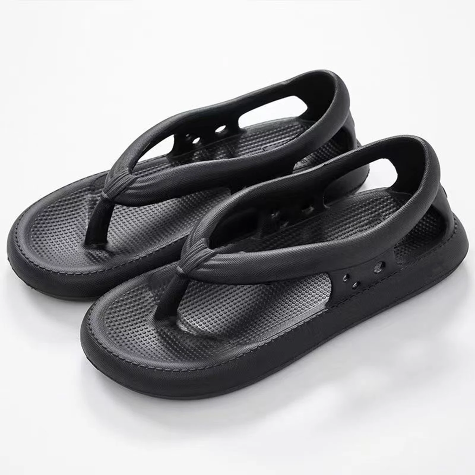 Woman EVA Thick Bottom Sandals Anti-odor without Grinding Feet Slippers Gift for Christmas Birthday New Year