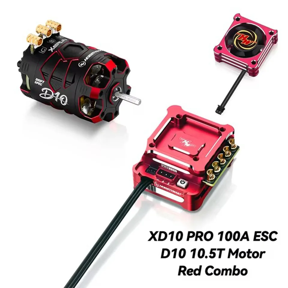 HOBBYWING XERUN XD10 PRO 100A ESC D10 10.5T 13.5T Motors