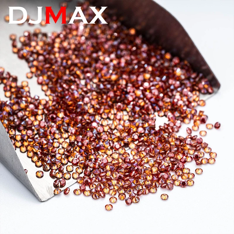 Wholesale 1ct Loose Moissanites Stone Small Size 0.7mm~3.0mm D Color White Black Red Blue Moissanite Diamonds For DIY Jewelry 4