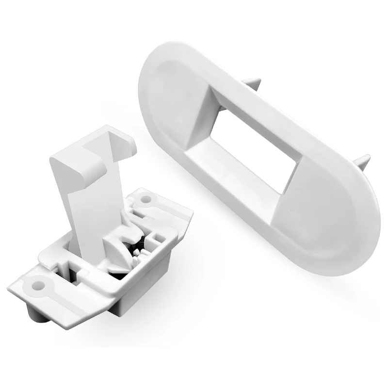WH02X24399 WH01X24381 Washer Lid Lock Bezel Compatible for GE and Hotpoint Top Washer Lid Lock Switch Replacement Parts Replace