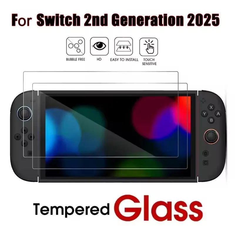 Premium Tempered Glass Screen Protector - Anti-Scratch HD Clear Film for Gaming Console Accessories (1/2/3PCS)