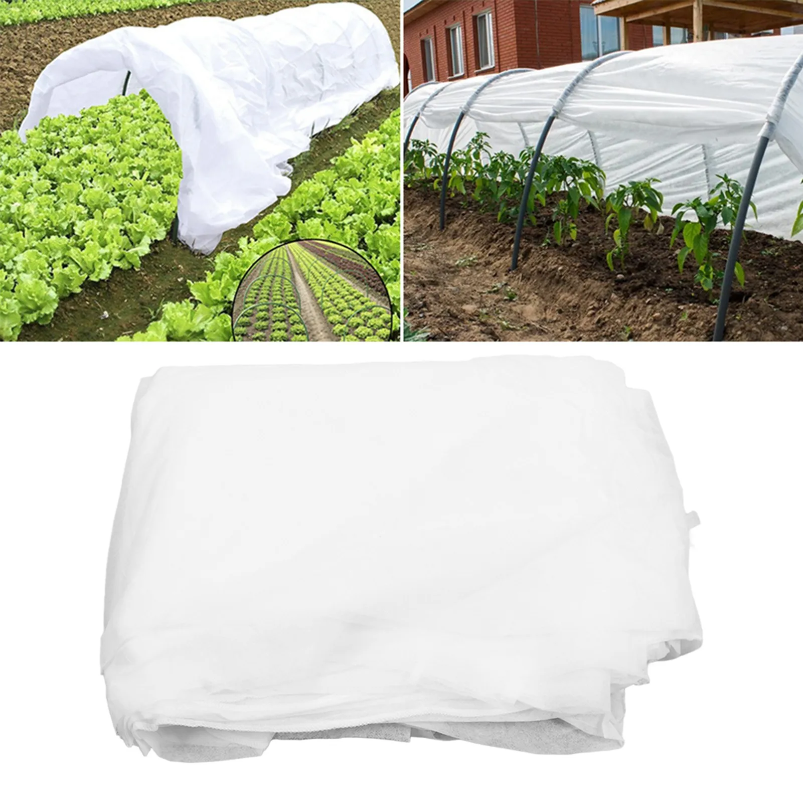 

Winter Plant Cover Non Woven Fabric Anti Frosting Plant Protective Cover Garden Plant Warm Cover Protector 3x9m