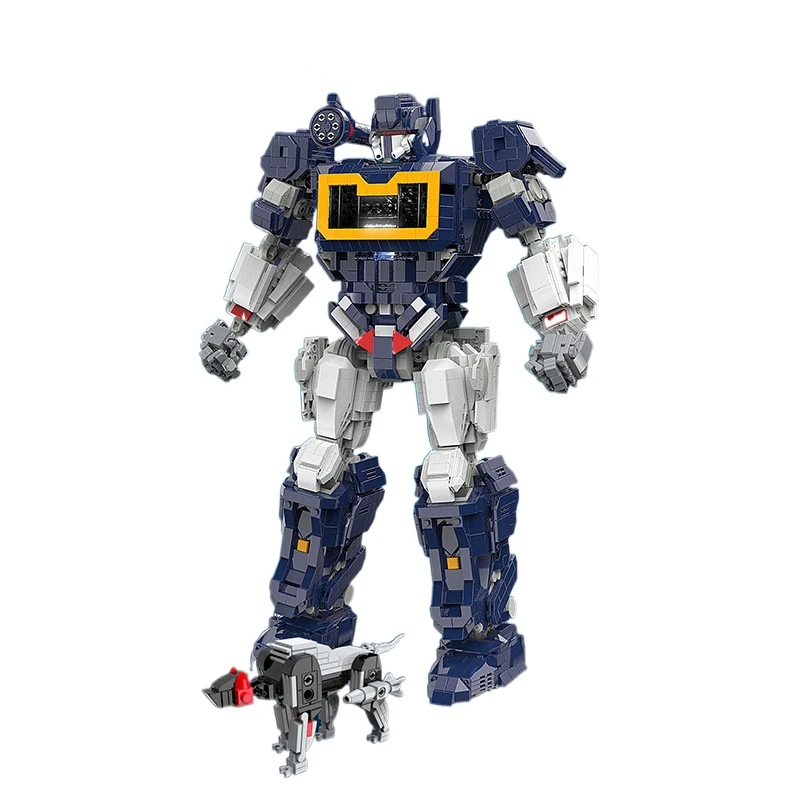 

662 Model Transformation Diamond High difficulty Soundwave Robot Building Block Model Boy Assembly Toy Christmas Birthday Gift