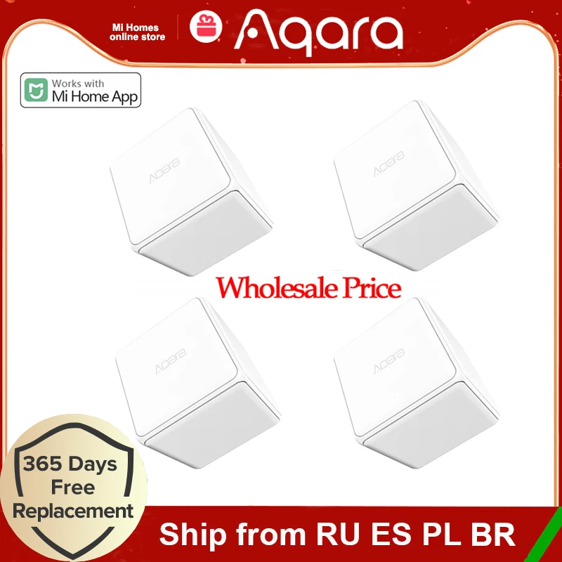 Aqara Magic Cube Control Zigbee Controlled by Six Actions Smart Work With Smart Home Device Magic Cube Controller Mi Home App