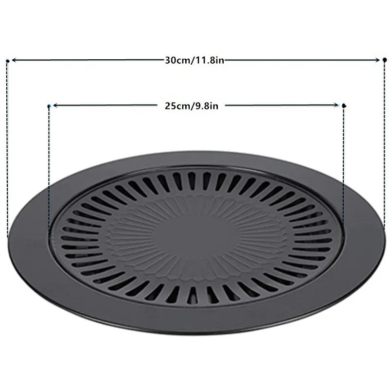 Smokeless Barbecue Grill Pan for Gas Household Non-Stick Gas Stove Electric Stove Baking Tray BBQ Grill Outdoor barbecue grill barbecue stove barbecue electric stove