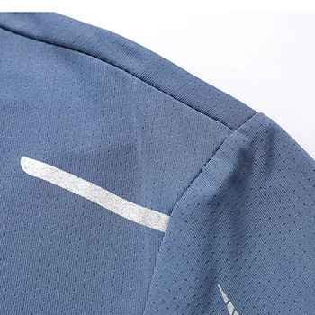 CHRLCK Men's Running Quick Drying T-shirts Breathable Hiking Fishing Tees Soft Elasticity Outdoor Sports Short Shirt Summer 5