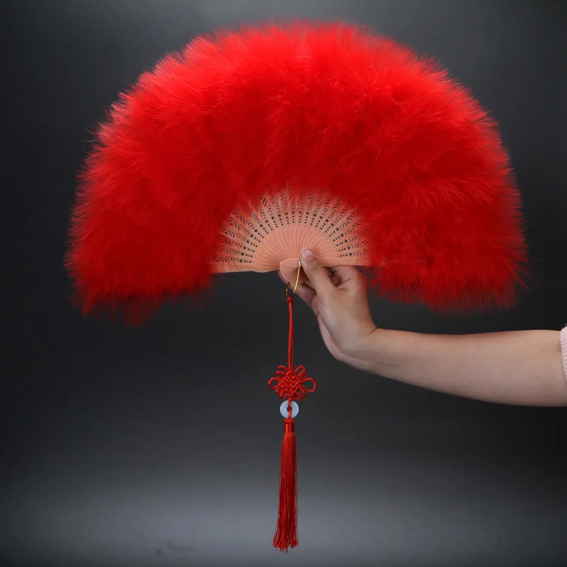 Folding Fan Hand Fan Chinese Knot Decoration For Party Dance