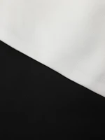 فستان نسائي أنيق بدون حمالة ، مكشوف الكتفين ، لون متباين ، حمالة رقبة غير متماثلة ، حفلة نسائية ، موضة صيفية ، فستان جديد ، 13DB4516 1