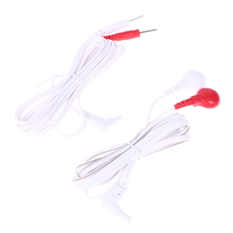 1Pc Electrode Wire 1.5/1.8M 2.35mm Replacement Jack DC Head TENS Unit electrode lead wires Connector Cables