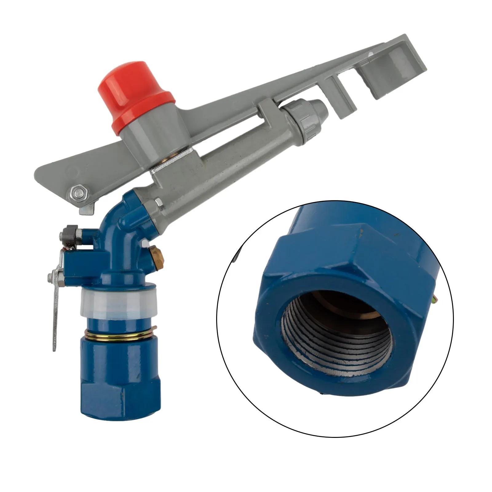 Female Thread Big Covering Range Sprinklers Farm Garden Irrigation Sprinkler Watering Rain Gun Metal Lawn Park Sprinkler