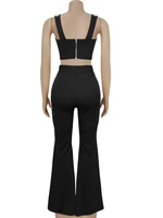 Christine Bustier Top Wide Pant Set 5