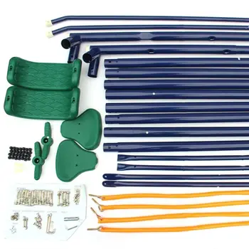 Metal Swing Set Outdoor with Glider for Kids, Toddlers, Children 2