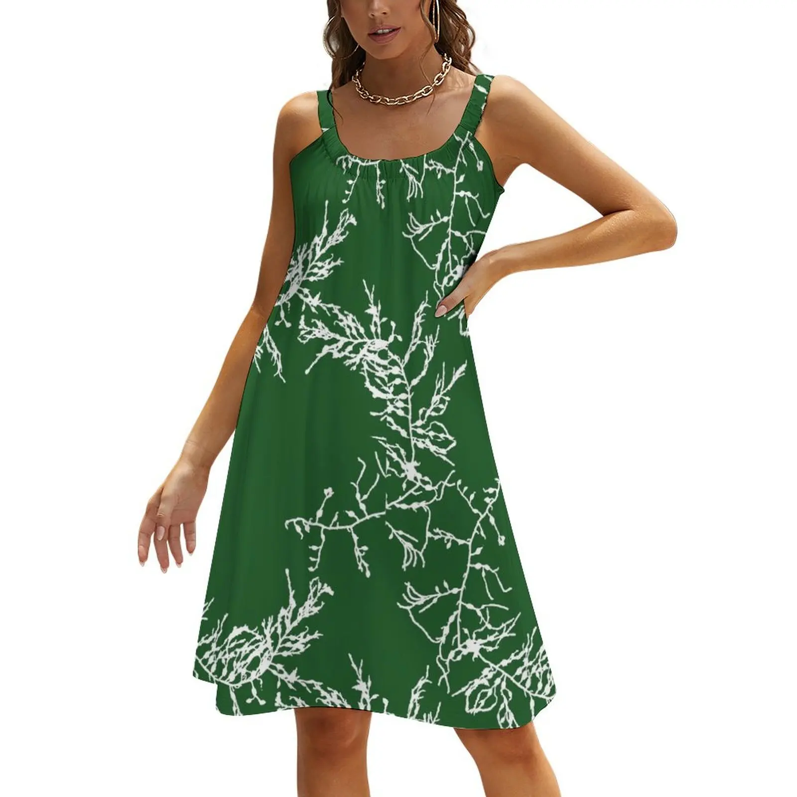 

Green Seaweed Beach Sling Skirt dress evening dress women long dresses for women chic and elegant woman dress