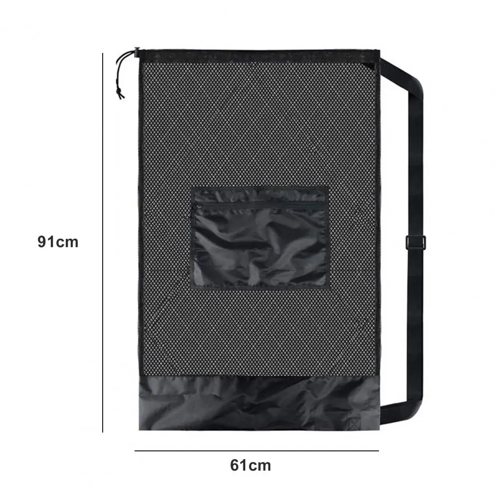 Sports Ball Bag Large Capacity Basketball Volleyball Drawstring Storage Mesh Bag Sports Soccer Ball Soccer Carrier Bags