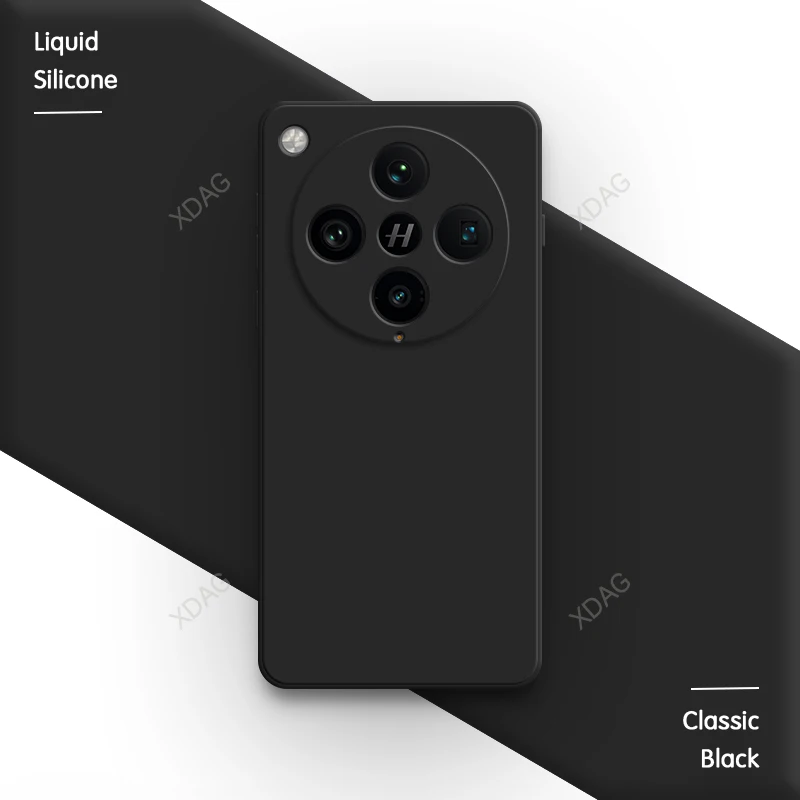 Premium Shockproof Liquid Silicone Back Cover with Camera Lens Protection