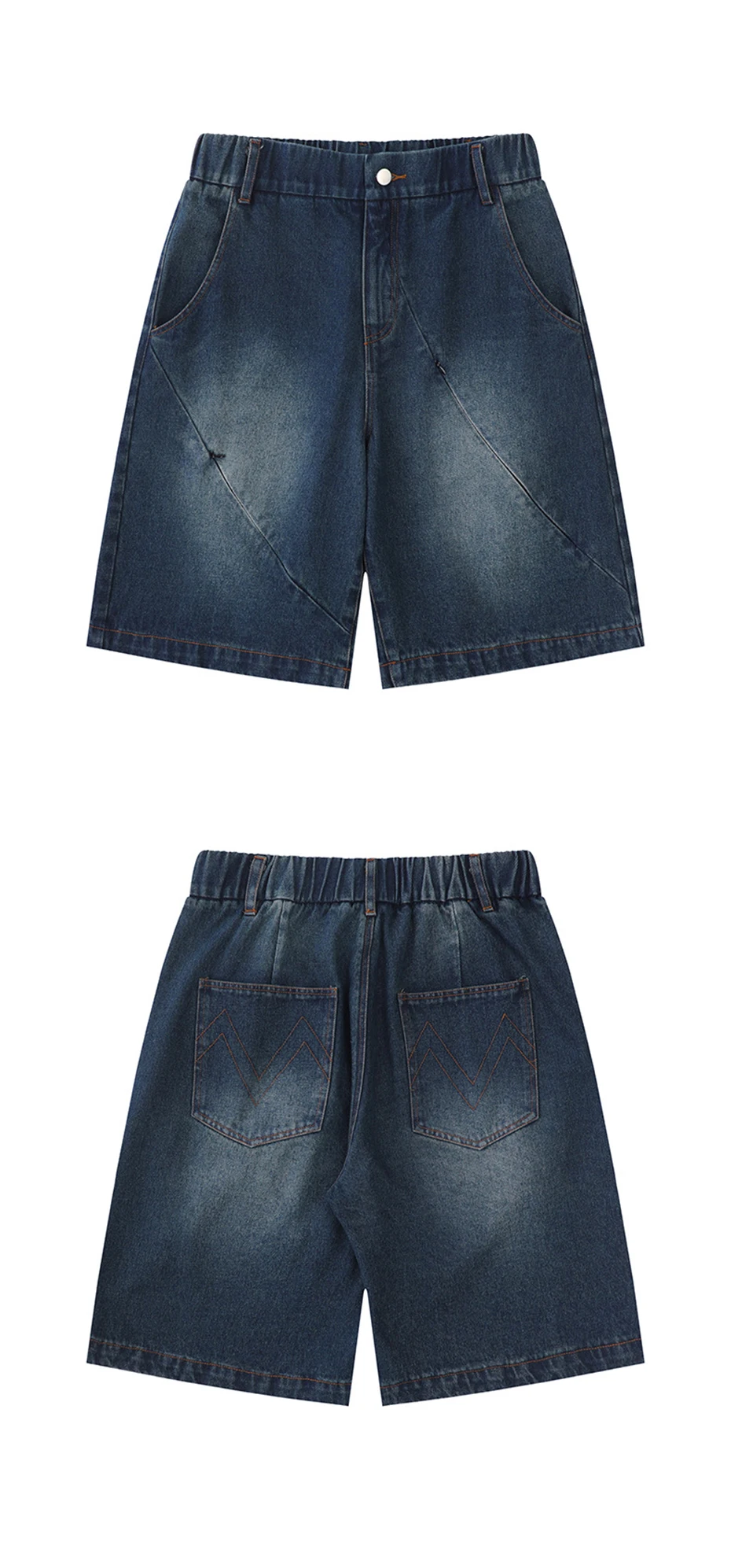 Sed3ee2afda3c4f94aa2e9078b3b89f21y Retro Star Splicing Denim Shorts, Men Summer Harajuku Streetwear Jeans Shorts Fashion Casual Loose Blue Denim Shorts Unisex Mallzona