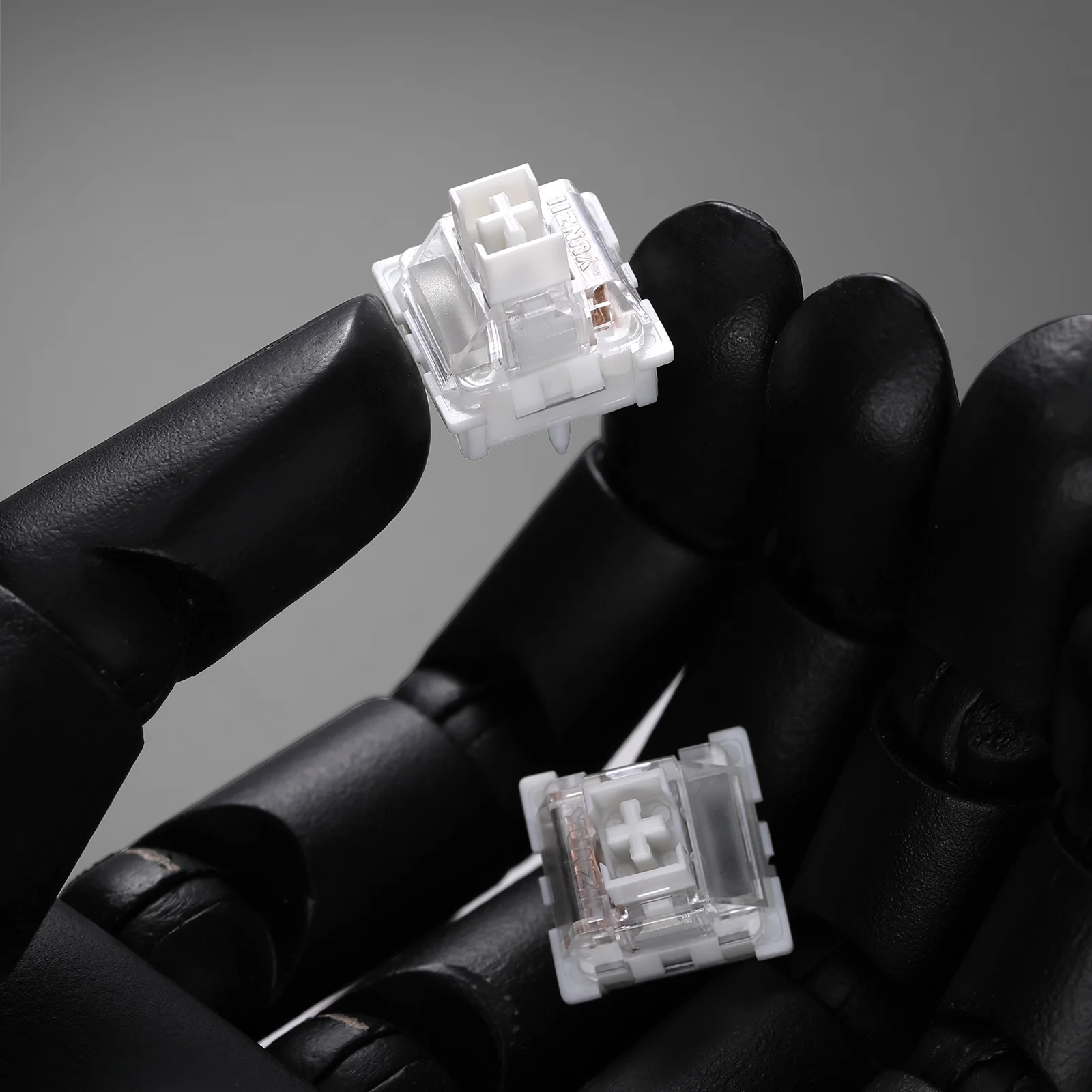 Yunzii-milk v2リニアスイッチ、LEDディフューザー付き、事前に潤滑