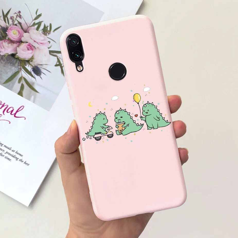 Cute Cartoon Painted Back Cover - Soft Bumper Phone Case
