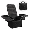 Women Cosmetic Boxes Zipper Nail Art Kit Storage Case Organizer Professional Make Up Handbag Large Capacity Plaid Makeup Bags 1
