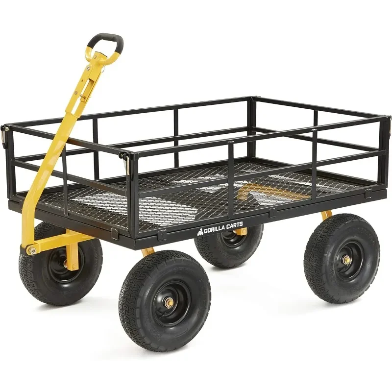 

For GOR1400-COM Steel Utility,Heavy-Duty Convertible 2-in-1 Handle and Removable Sides, 12 cu ft,1400 lb Capacity