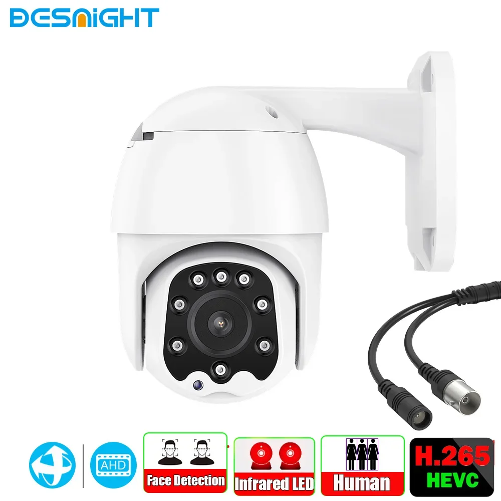 Usafeqlo Hd 1080P Ahd Mini Speed Dome Telecamera Ptz 30M Ir Visione Notturna Impermeabile Outdoor Xvi Telecamera Di Sicurezza Con Controllo Coassiale