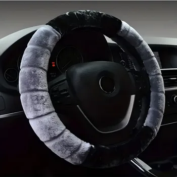 Coprivolante per orecchie simpatico cartone animato: protezione universale da 15 pollici calda e accogliente per accessori per auto da donna