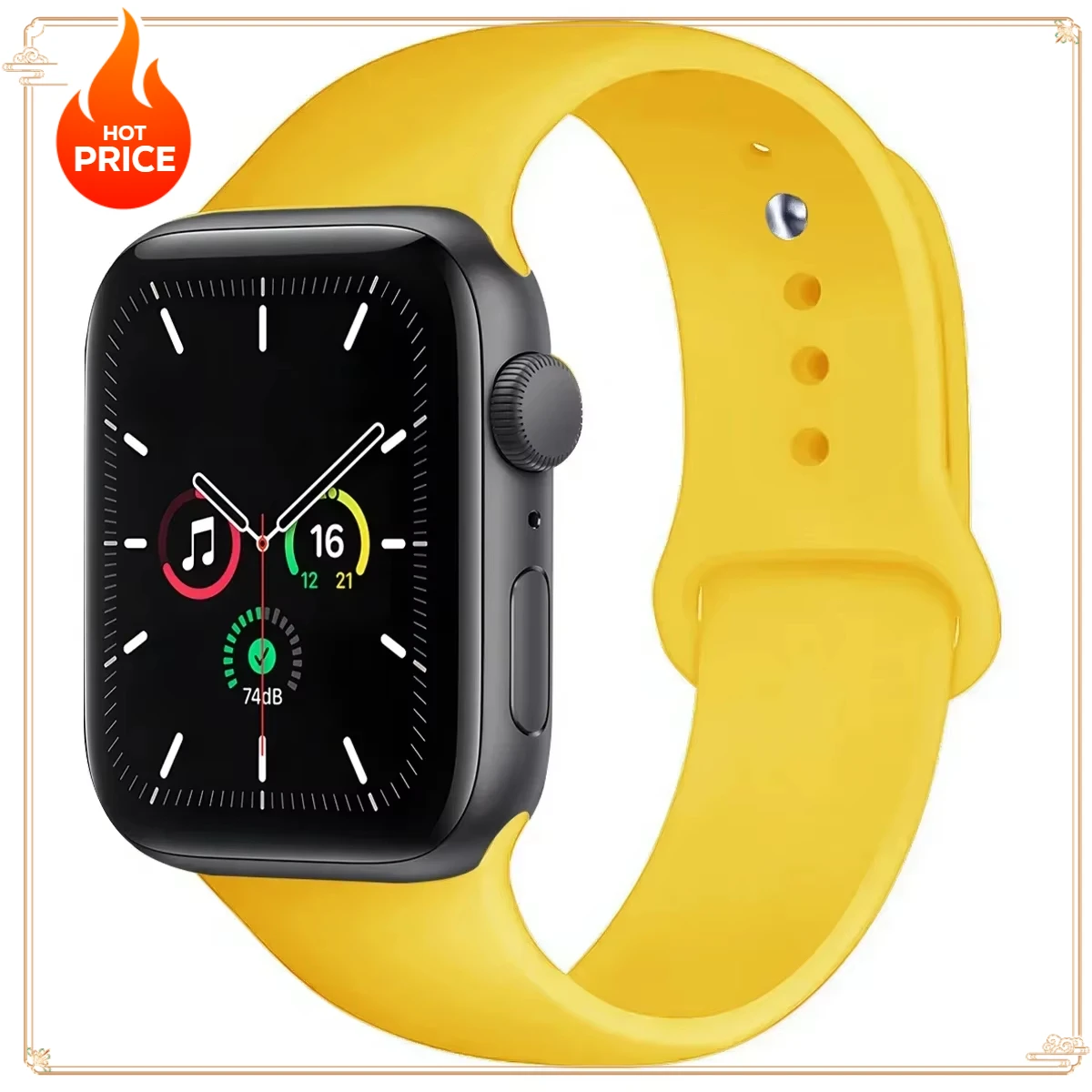 Premium Silicone Strap for Smartwatch - Versatile and Durable Design