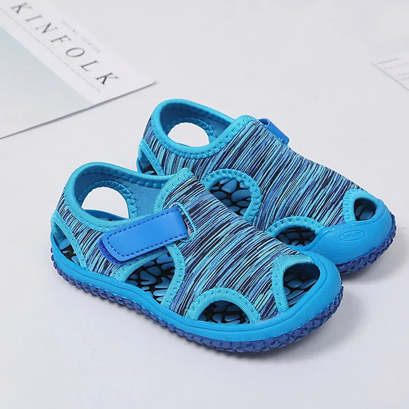 Beach Shoes, Children Sandals, Baby Shoes-Summer Baby Boys and Girls Sandals Soft Bottom Non-slip Outdoor Anti-collision