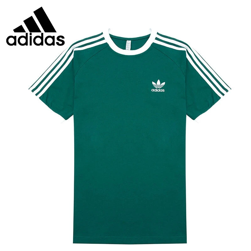 Adidas Originals Camiseta de 3 rayas para camiseta de corta, ropa deportiva, novedad| - AliExpress