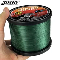 JOSBY 12 Strand 300/500/1000/100M Saltwater Freshwater Weave Extreme Pesca Japan PE Multifilamento Fly Carp Braided Fishing Line 1
