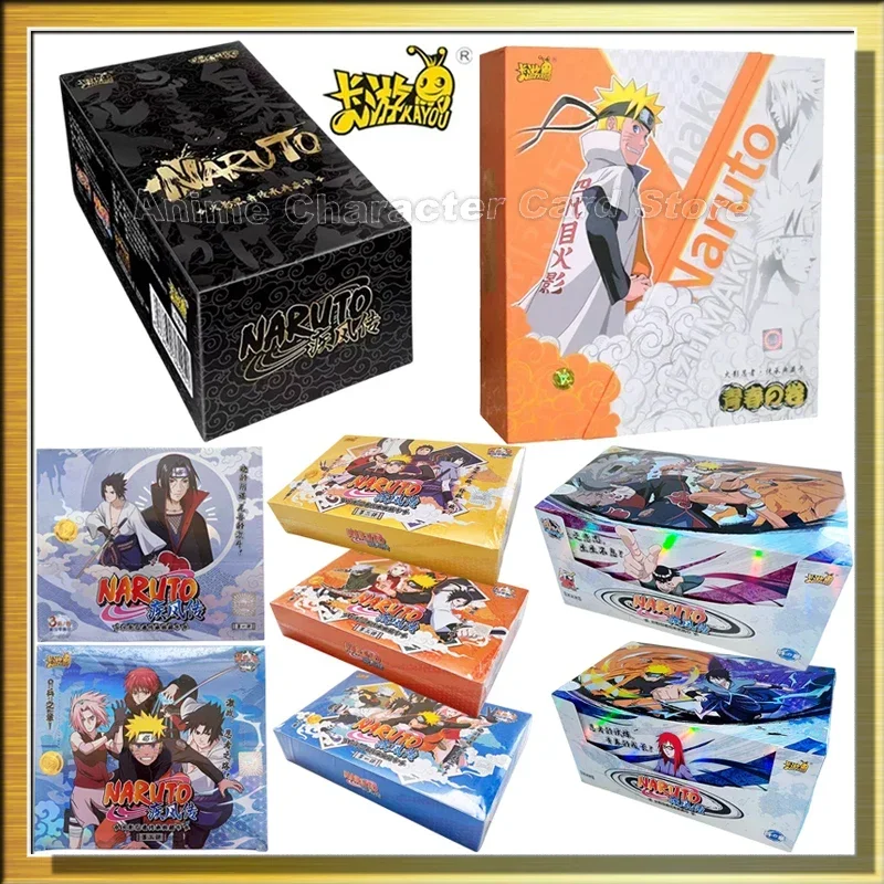 

Anime Naruto Card Original KAYOU Box Ninja World Complete Series Collection Cards Character Uzumaki Sasuke Kakashi SE BP Card