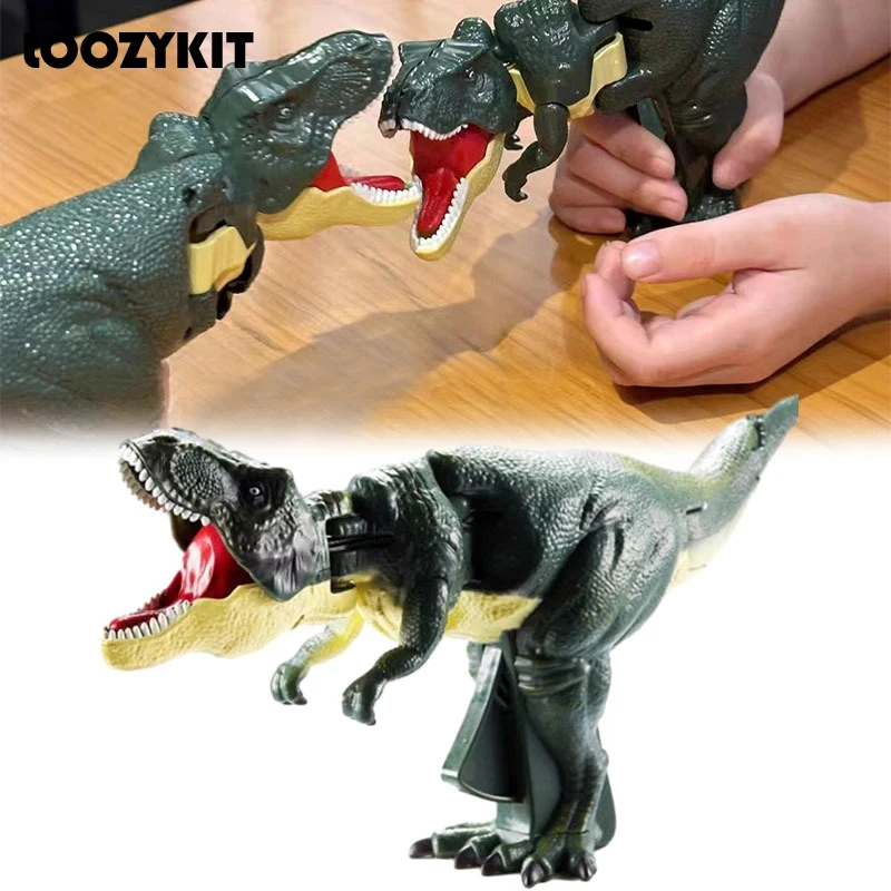 

Children Decompression Dinosaur Toy Creative Hand-operated Telescopic Spring Swing Dinosaur Fidget Toys Christmas Gifts for Kid