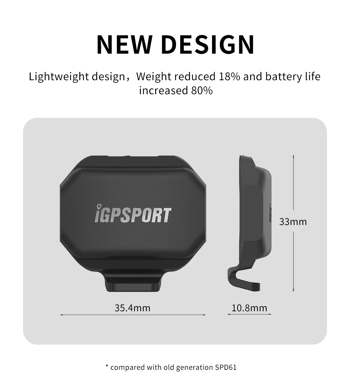 IGPSPORT CAD70 SPD70 Geschwindigkeitssensor Dual Mode Unterstützung Fahrrad Trittfrequenz HR50 HR70 Herzfrequenzmesser Für IGPSPORT Garmin Computer usw ﻿ – Detail 8