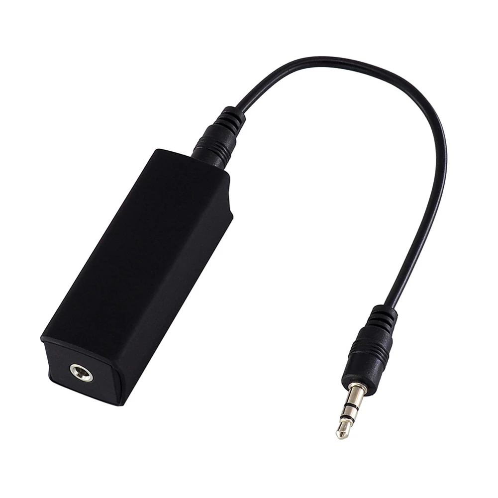 3.5 Mm Audio Cable Anti-interference Grounding Loop Noise Isolator Reducer Filter Audio Noise Isolation Car Stereo System
