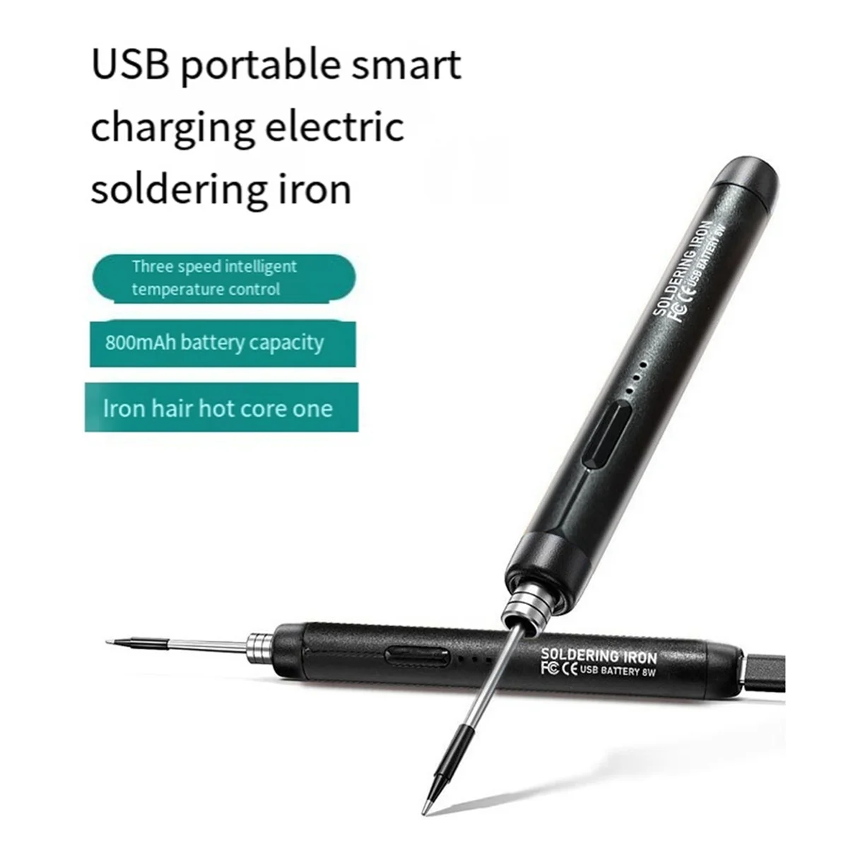 최신 C210 납땜 인두 팁 USB 납땜 인두 팁 5V 배터리 납땜 인두 팁 납땜 재 작업 액세서리 3Pcs