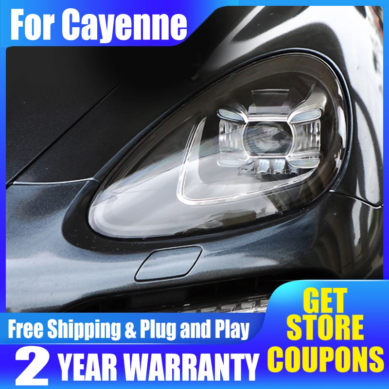 All LED Head Lights For Porsche Cayenne Headlights 20112018 LED
