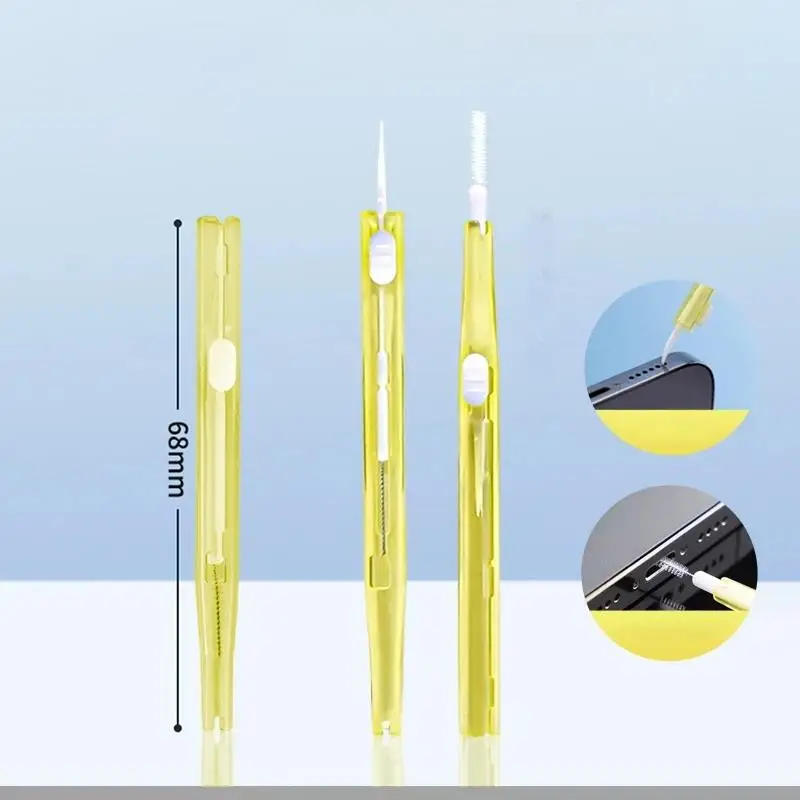 Kit Pratico per la Pulizia del Telefono: Set di Spazzole Morbide e Tappi Antipolvere per Porta di Ricarica, Altoparlante e Auricolari - Image 6
