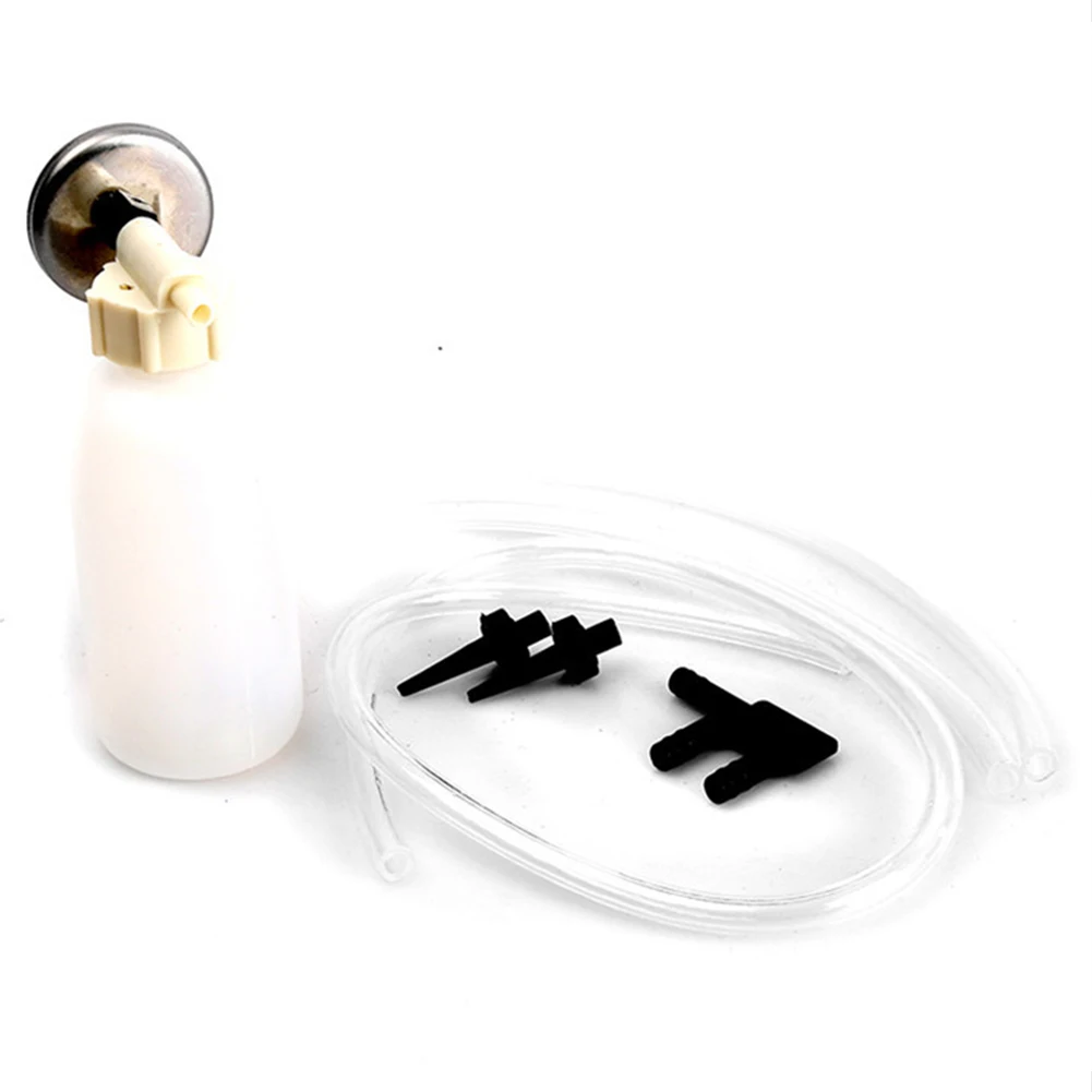 

Brake Bleeding Kit With Adsorption Magnets Transparent Hoses Tapered Fittings Oil Transfer Device Brake Bleeder Tool Acesssories