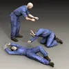 1/35 Scale Resin Figure Model Building Kits Historical Miniature Hobby Toy Repair Group 3 People Unassembled and Unpainted 965 1