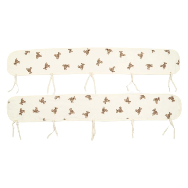 

77HD 4 шт./компл., набор защитных чехлов на направляющие для детских кроваток, набор для стандартных кроваток, обернутый чехол